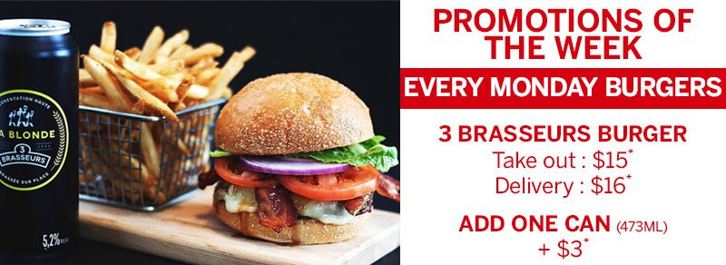 Monday promo - burger